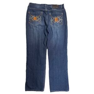 VTG Phat Farm Shorts Baggy Jean Men Size 38 Blue Embroidered Y2K Skater Wide Leg